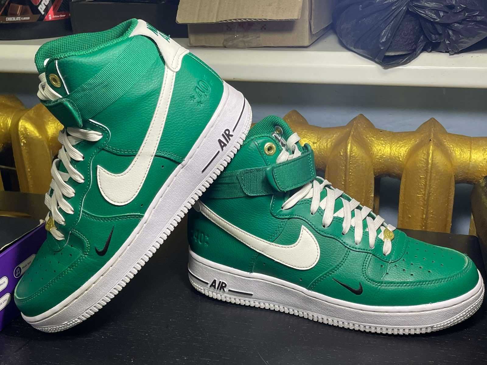 Nike Air Force 1 HI SE 40th Anniversary Green DQ7584-300 41р. кожа