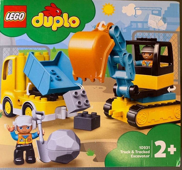 Конструктор LEGO DUPLO Town Вантажівка та гусеничний екскаватор