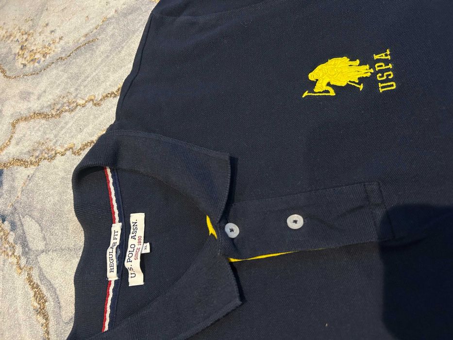 U.S Polo Assn. _ Granatowa koszulka polo XL _ Regular Fit