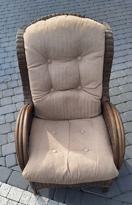 Fotel wiklinowy super wygodny