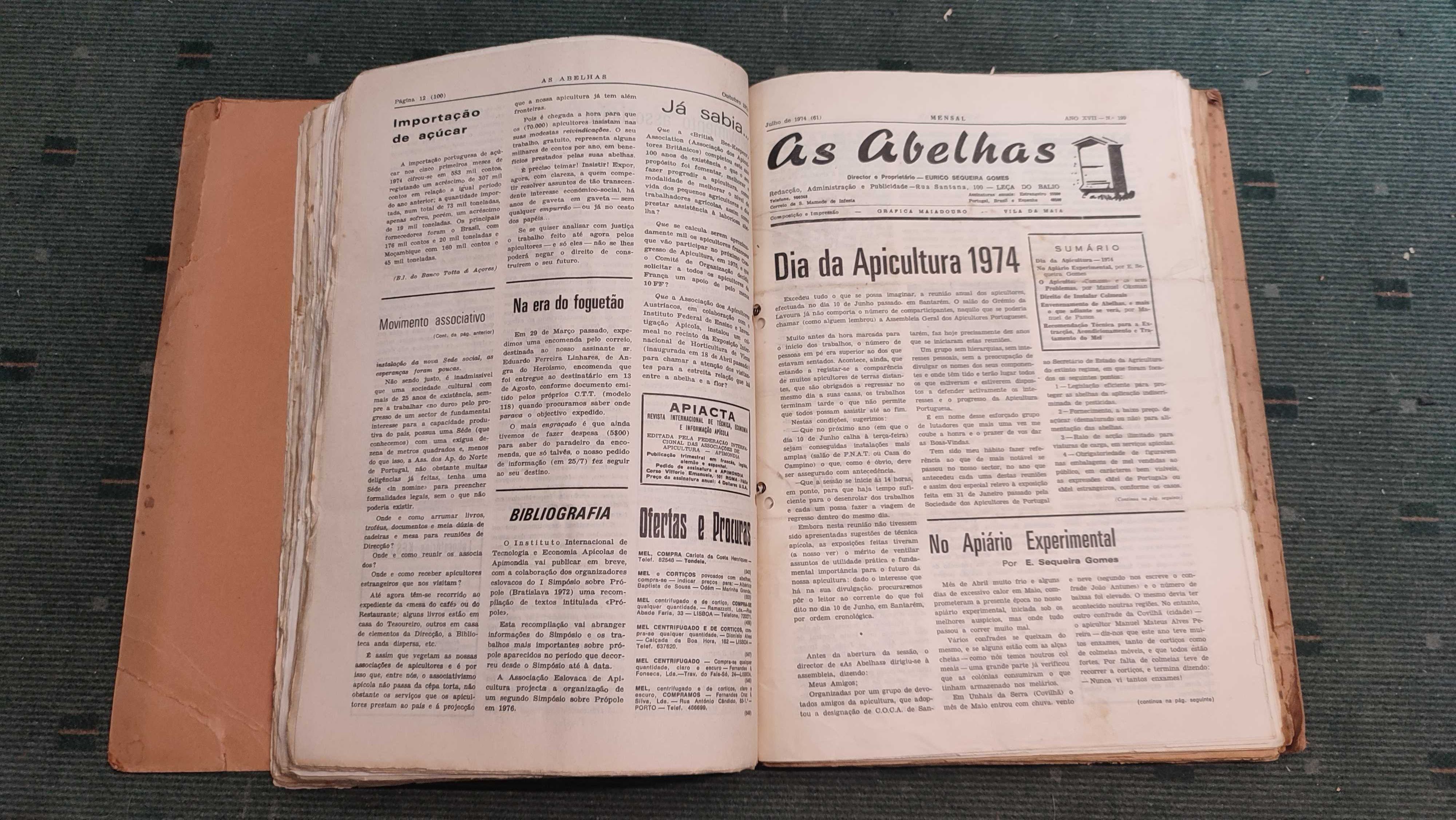 Jornal As Abelhas - 38 Exemplares (1973 a 1976)