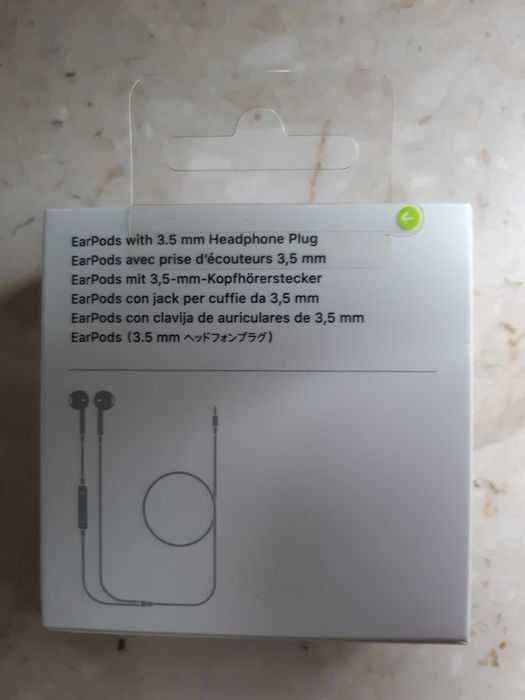 APPLE EarPods Nowe ORYGINALNE słuchawki symbol MNHF2ZM/A Jack 3,5MM