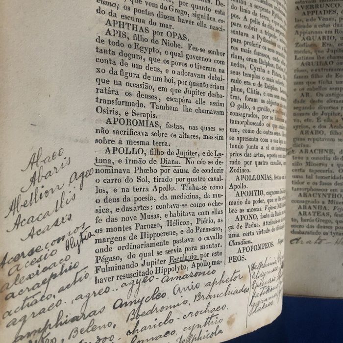 Dicionário Abreviado da Fábula (1858) de Chompré