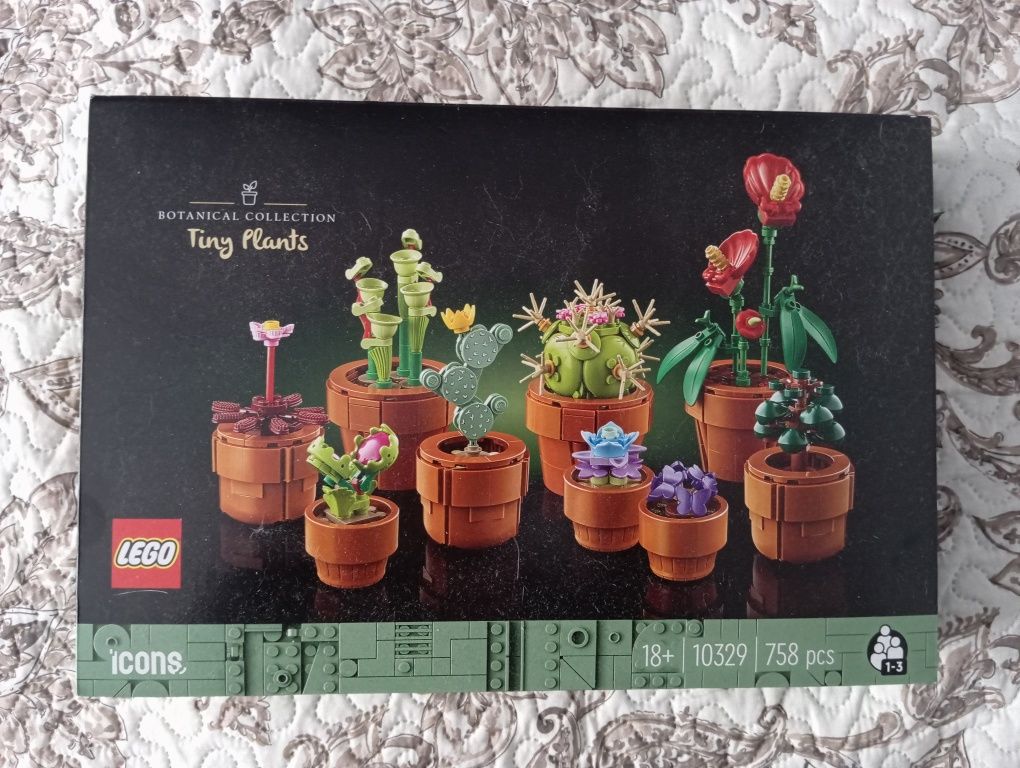 Klocki LEGO Icons botanical sukulenty