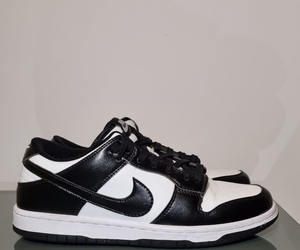 Dunk low "Black White"