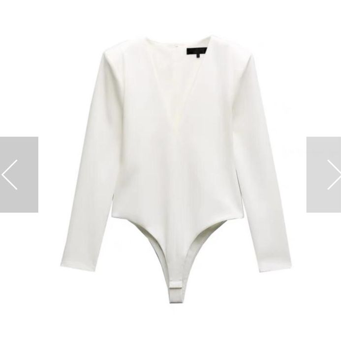 Боді Zara S біло-молочний