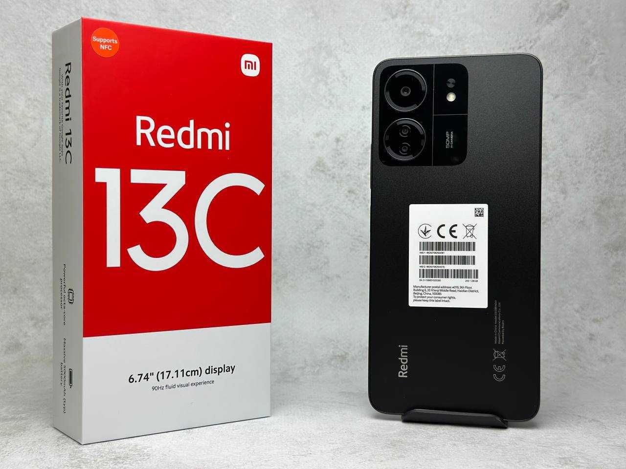 Телефон Xiaomi Redmi 13C 4/128GB NFC Black Новинка Купити Смартфон