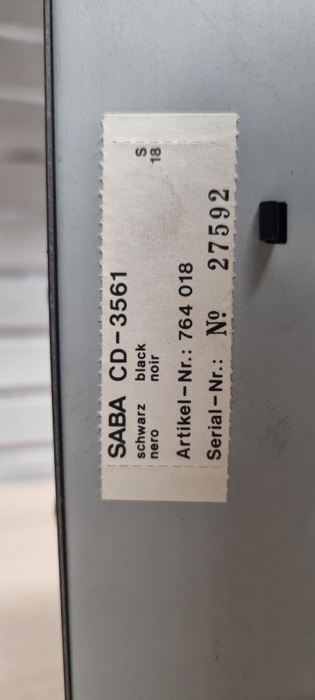 Odtwarzacz cd player SABA