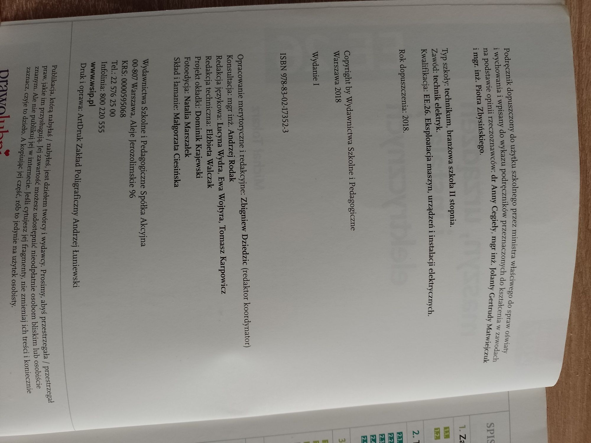 Eksploatacja maszyn i urządzeń Technikum