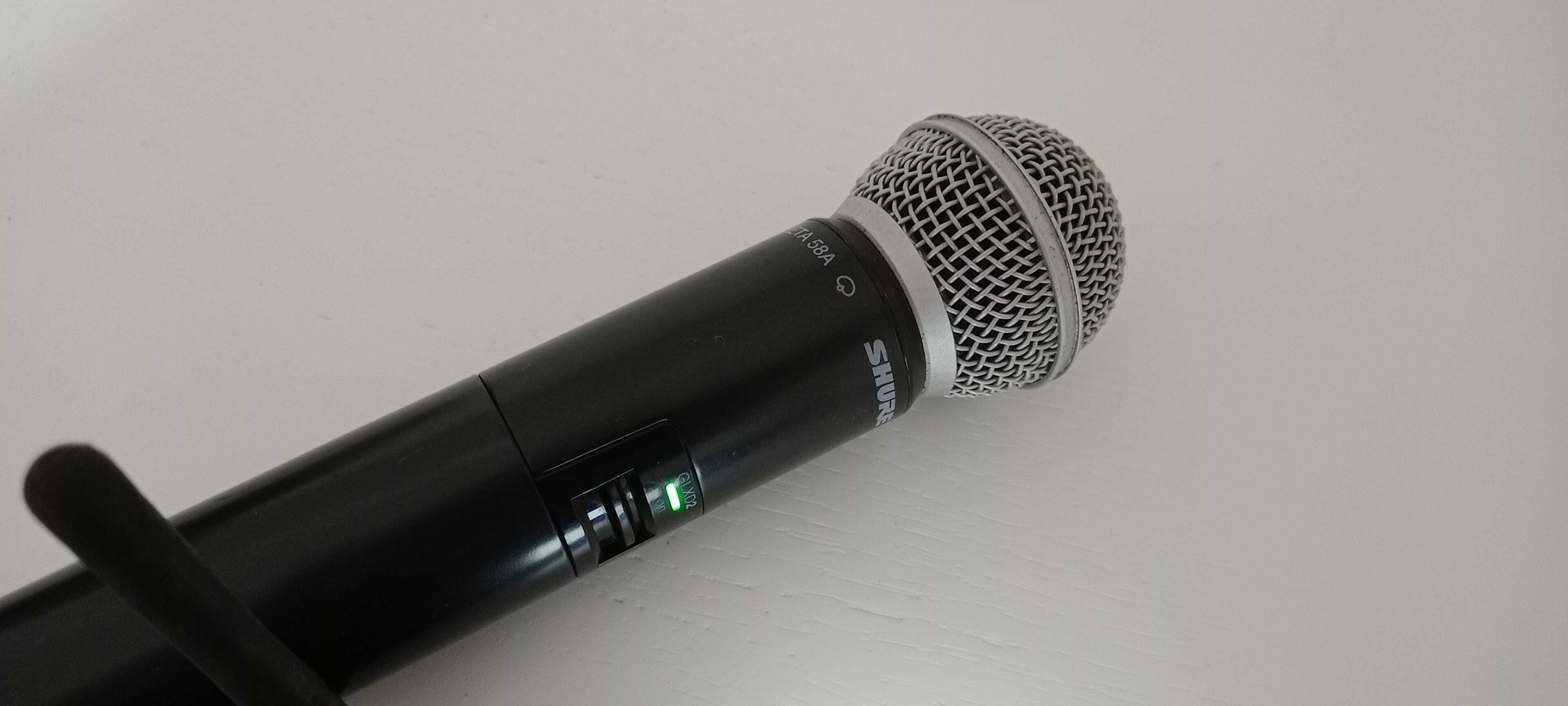 Microfone Sem Fios Shure GLXD24 / Beta 58A - Seminovo