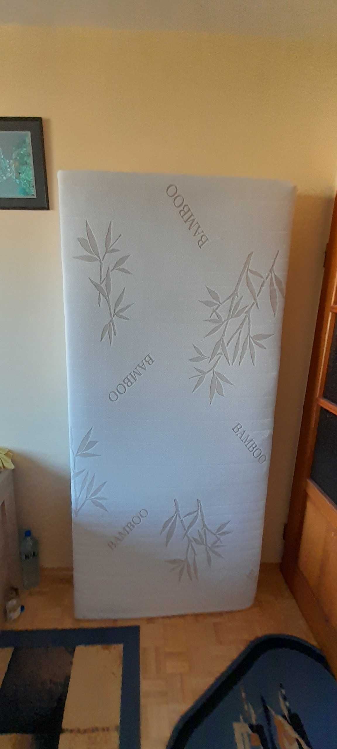 Materac kieszeniowy BARI 200cmx90cmx18cm. Stan bardzo dobry+