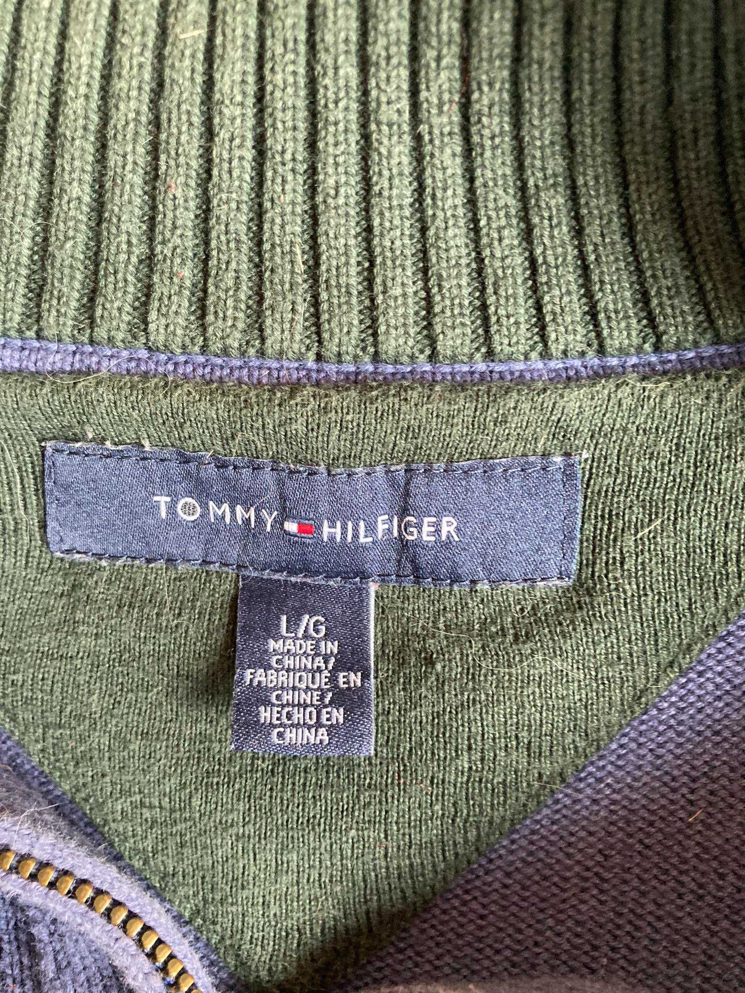 Sweter zip Tommy Hilfiger roz. L