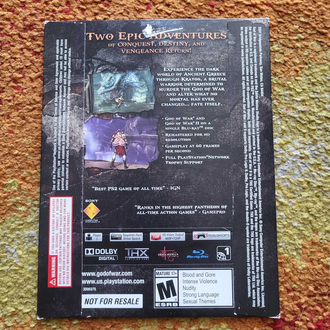God Of War Collection PS3 Playstation 3, Skup/Sprzedaż