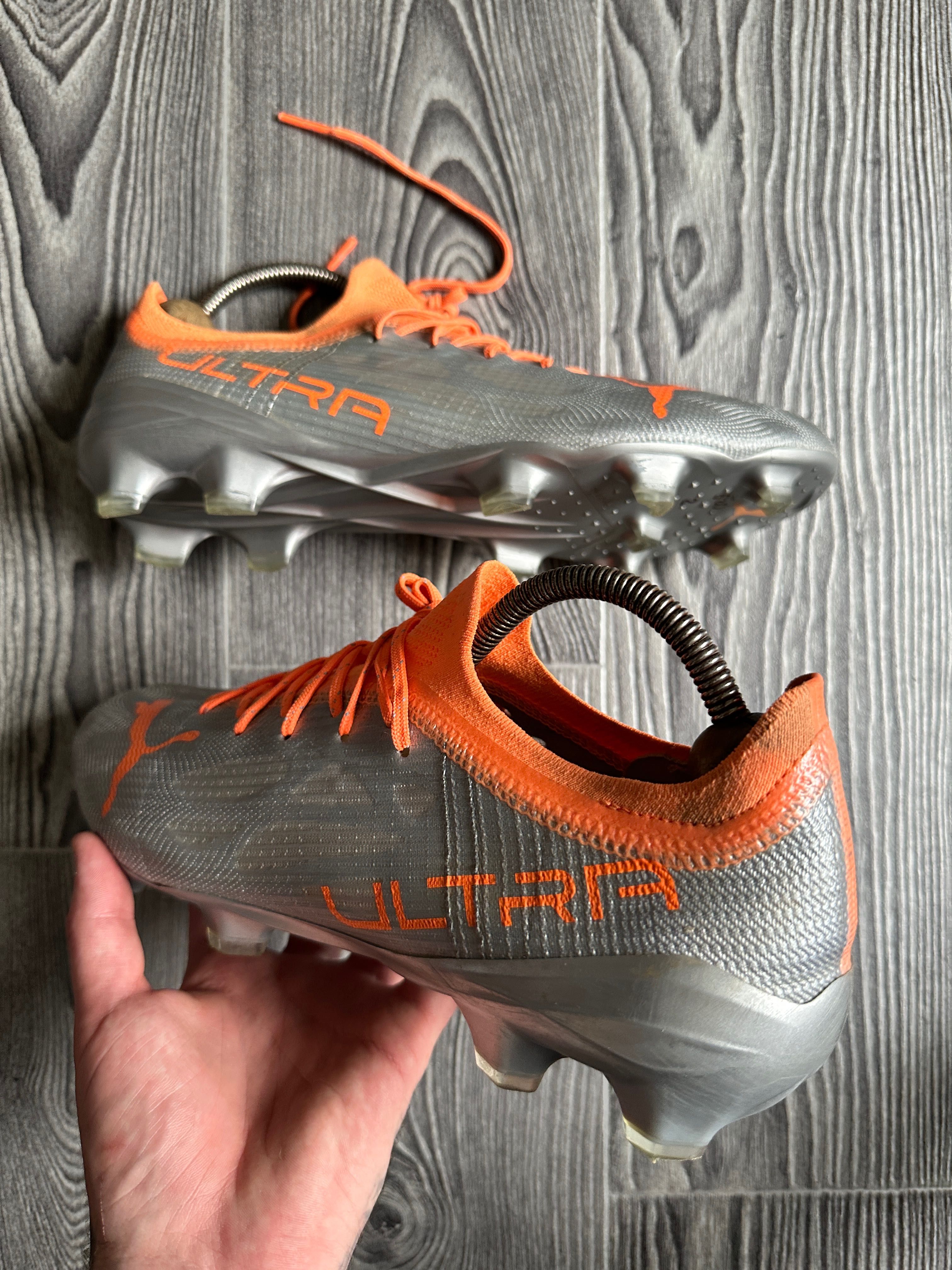 Профессиональные копочки Puma Ultra 1.4 FG/AG Silver/Orange