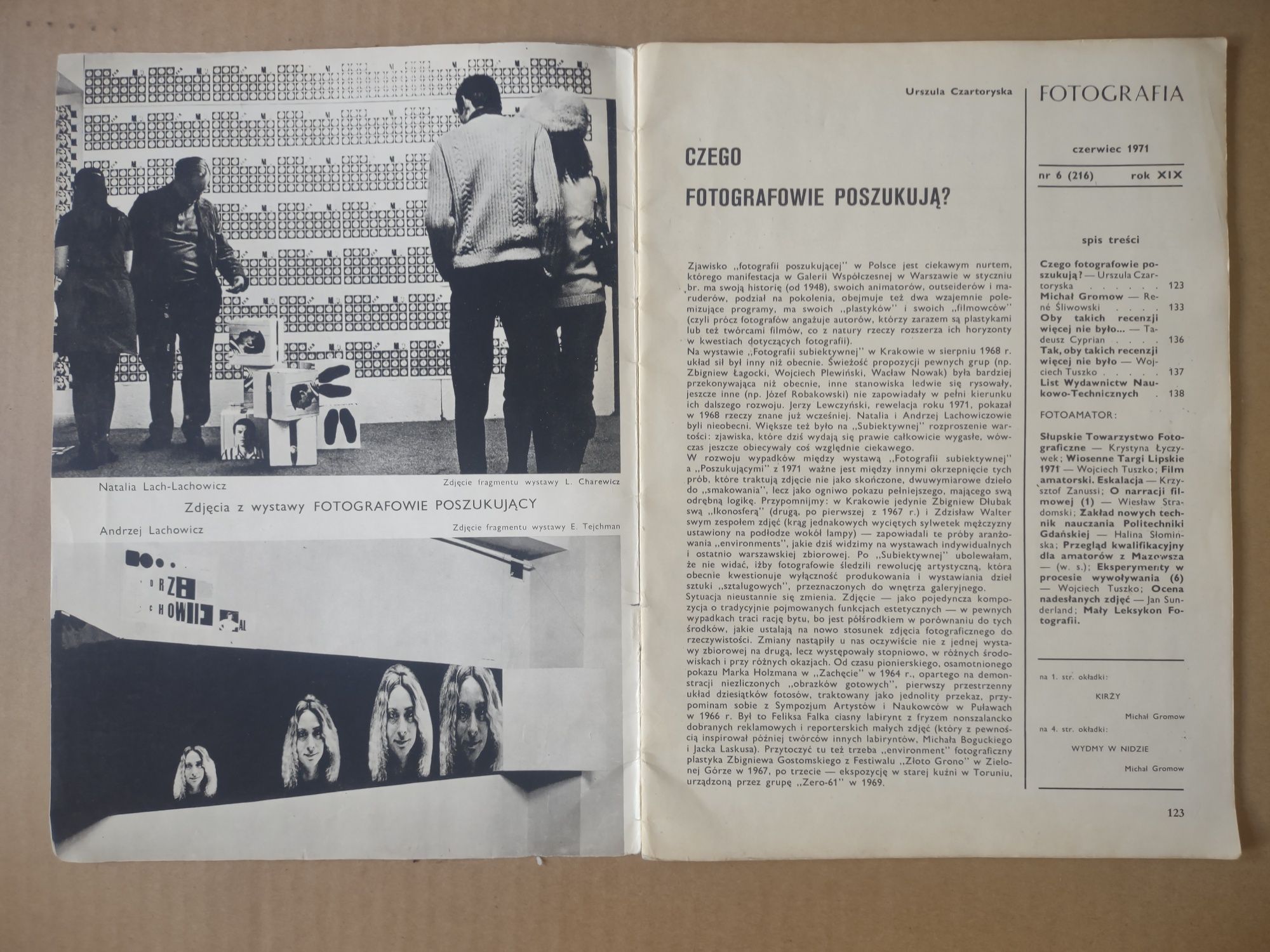 Czasopismo Fotografia 1971 dla koneserów i pasjonatów.