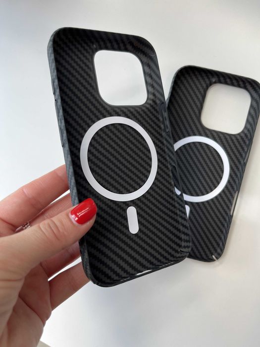Чохол Carbon Magsafe iPhone 16 Pro чехол айфон 16 про карбон магсейф