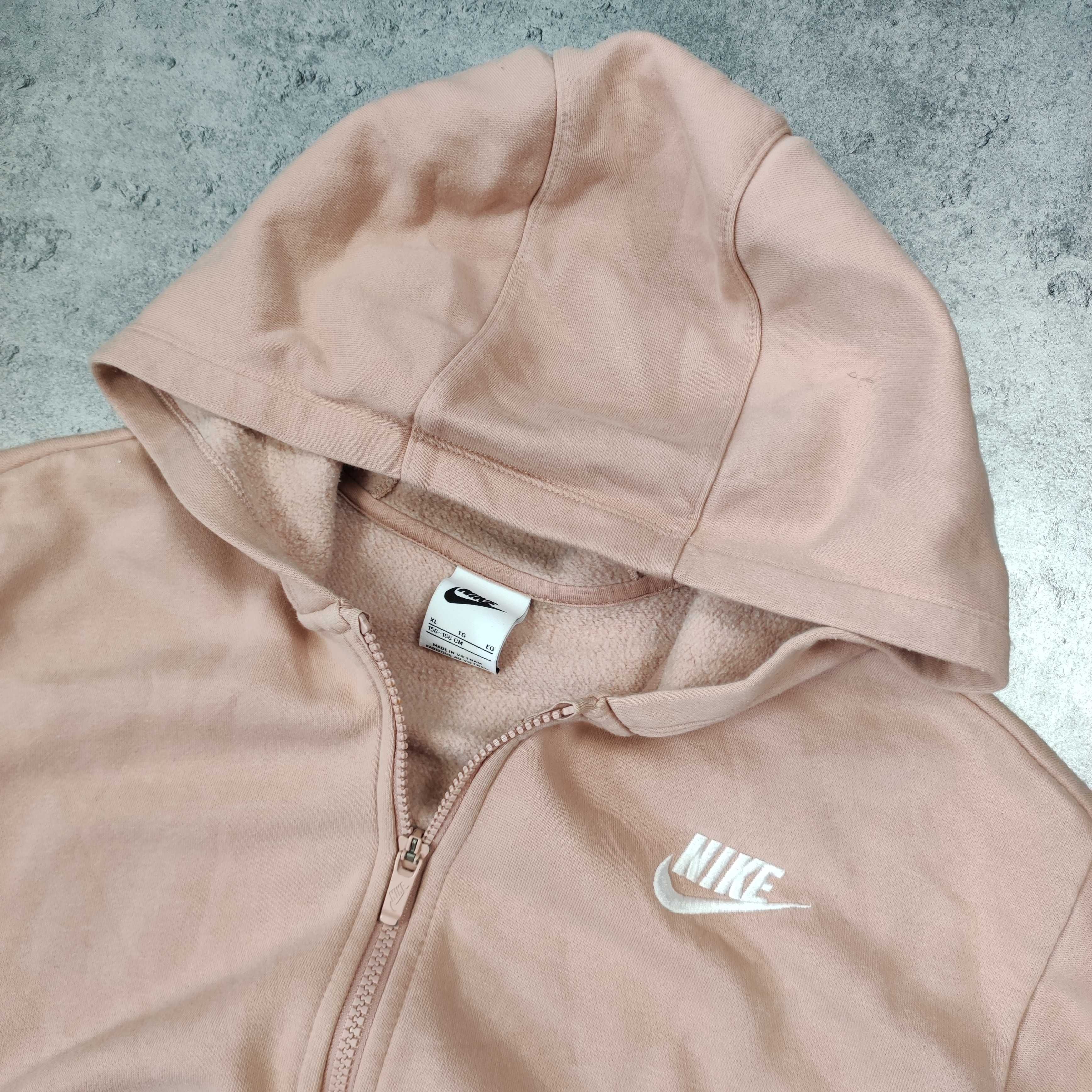 DAMSKA Bluza Rozpinana z Kapturem Hoodie Misio Nike Bawełna Małe Logo
