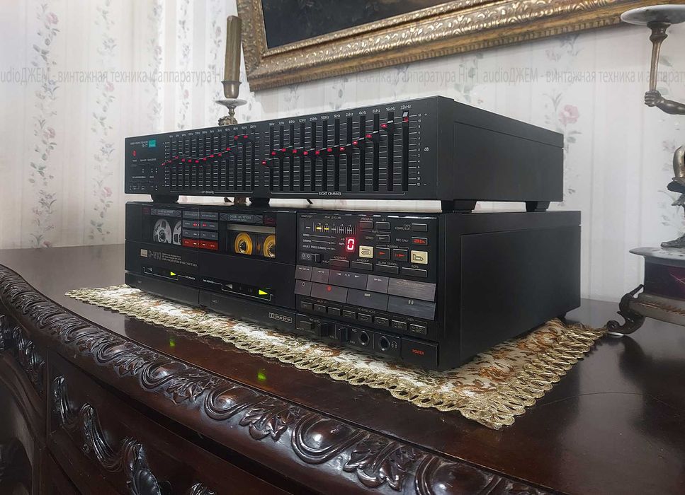 Hi-Fi система Sansui D-W10 + Sansui SE-77 made in Japan