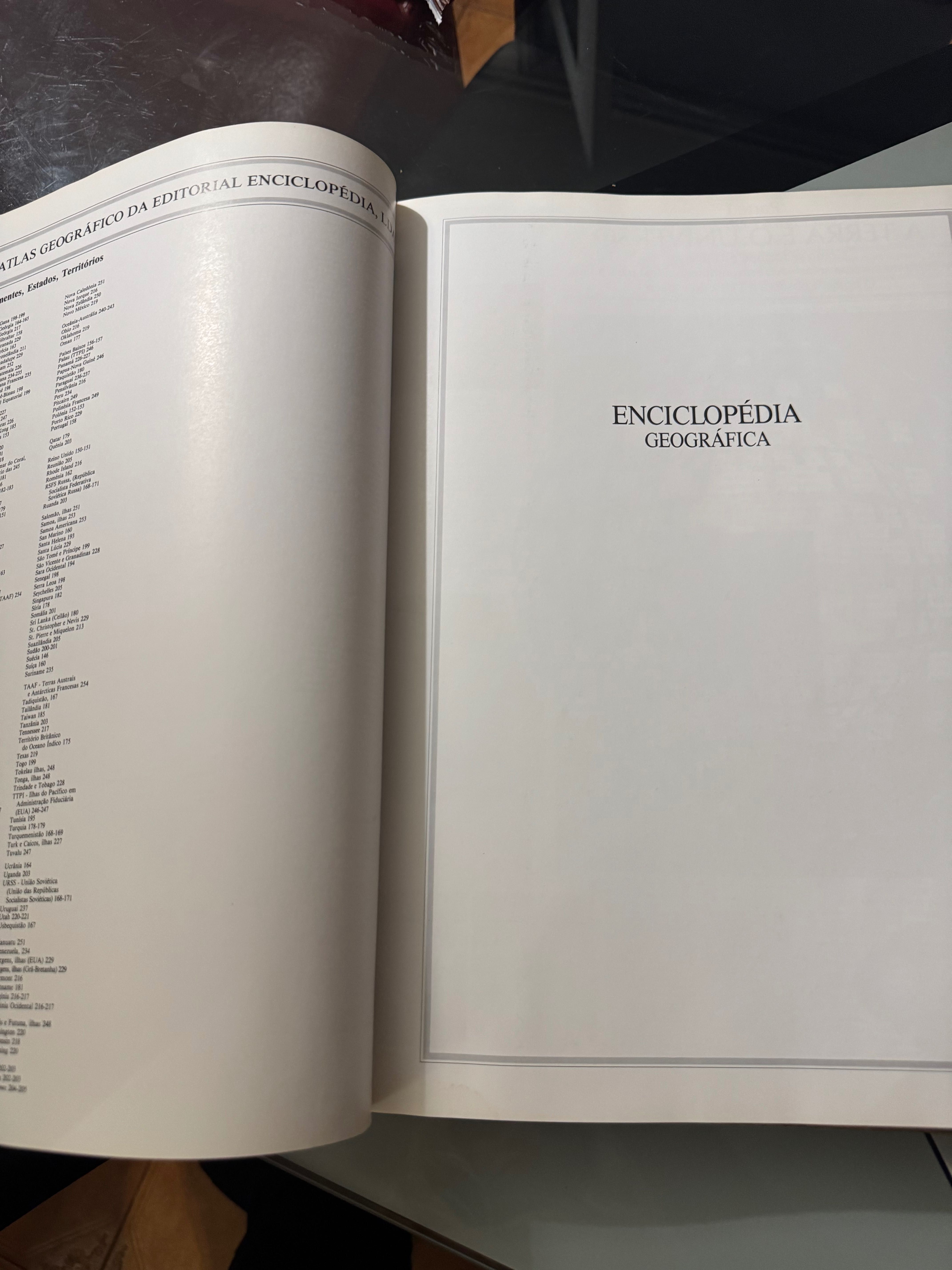 Livro alto geógrafico