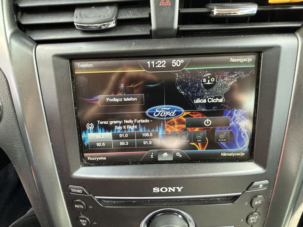 ford fusion mondeo mk5 fotele kanapa skóra drzwi tapicerka radio