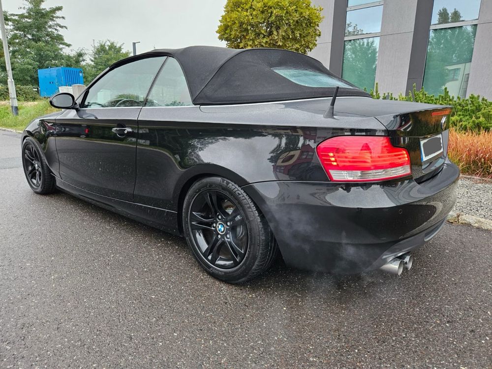 BMW 120d e88 2.0 automat, cabrio, czerwone skóry