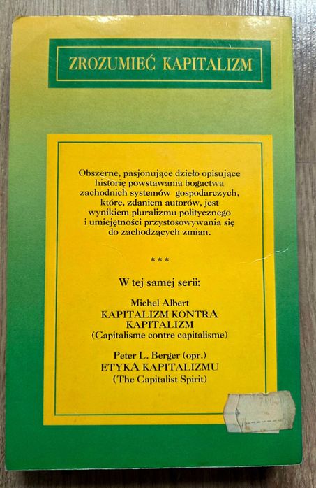 Historia kapitalizmu - Natan Rosenberg