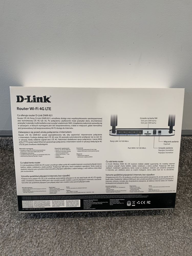 Nowy Router D-Link DWR-921 Czarny