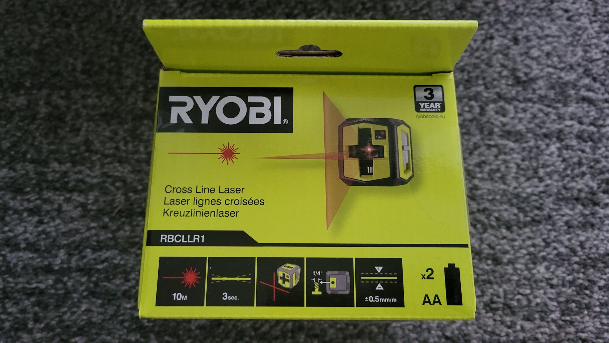 Laser RBCLLR1 Ryobi Krzyżowy nowy