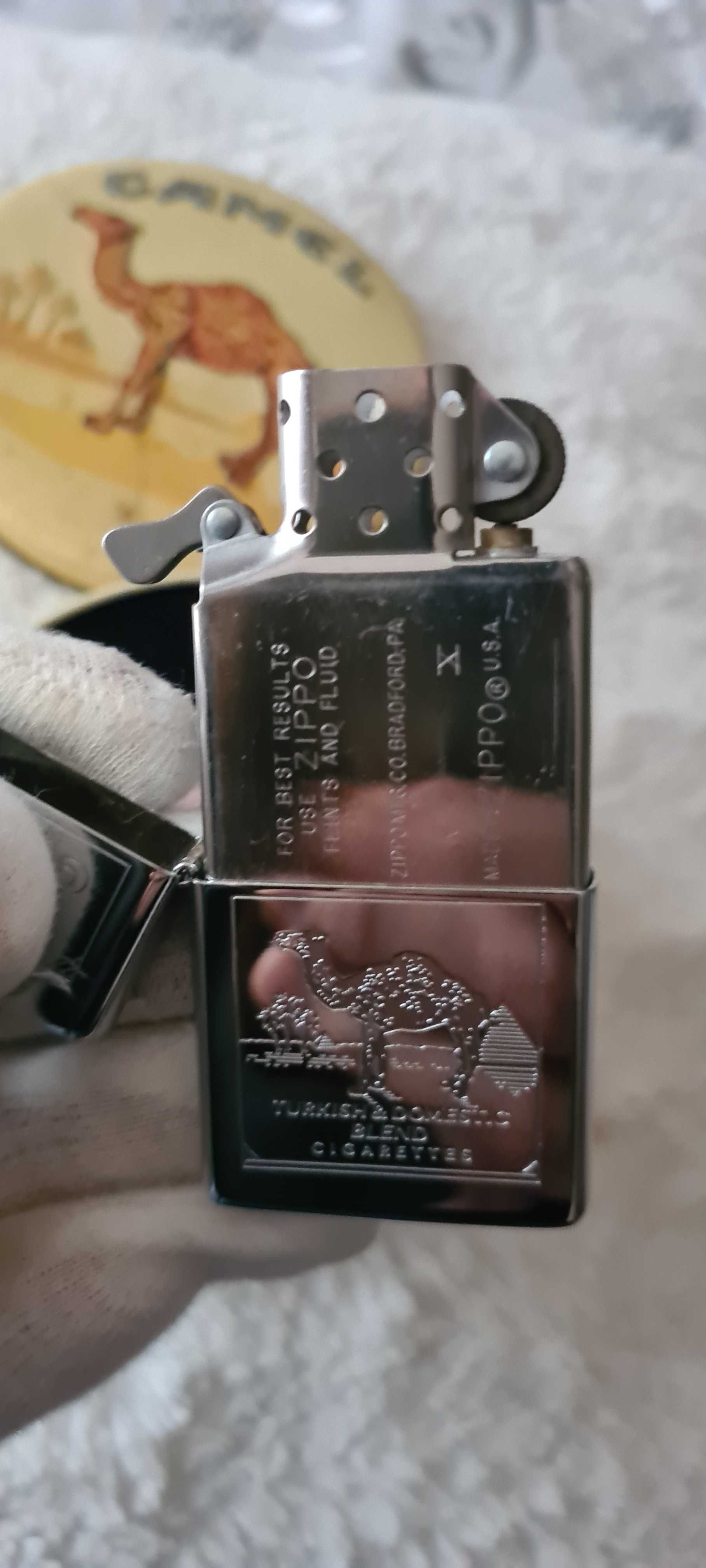 Zapalniczka Zippo CAMEL TURKISH & DOMESTIC Blend Polished 1995r. Nowa