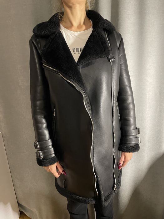 Дублянка Авіатор оверсайз еко-шкіра