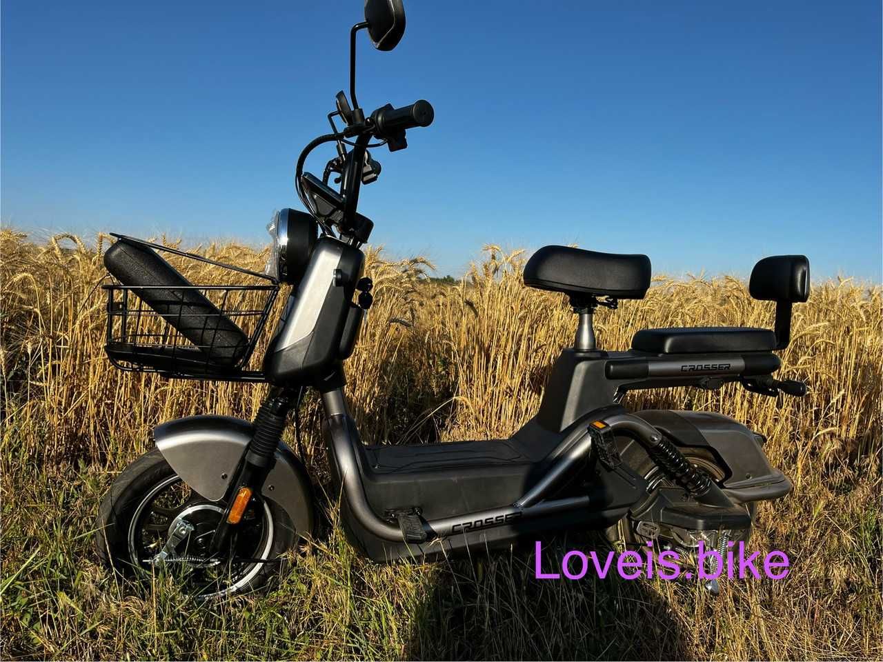 Електровелосипел Електроскутер 600W CR2 Crosser 20А НОВЫЙ 2025 г.