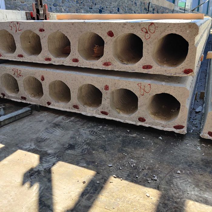 Плити | Панелі перекриття | Плиты | Панели перекрытия | Багатопустотні