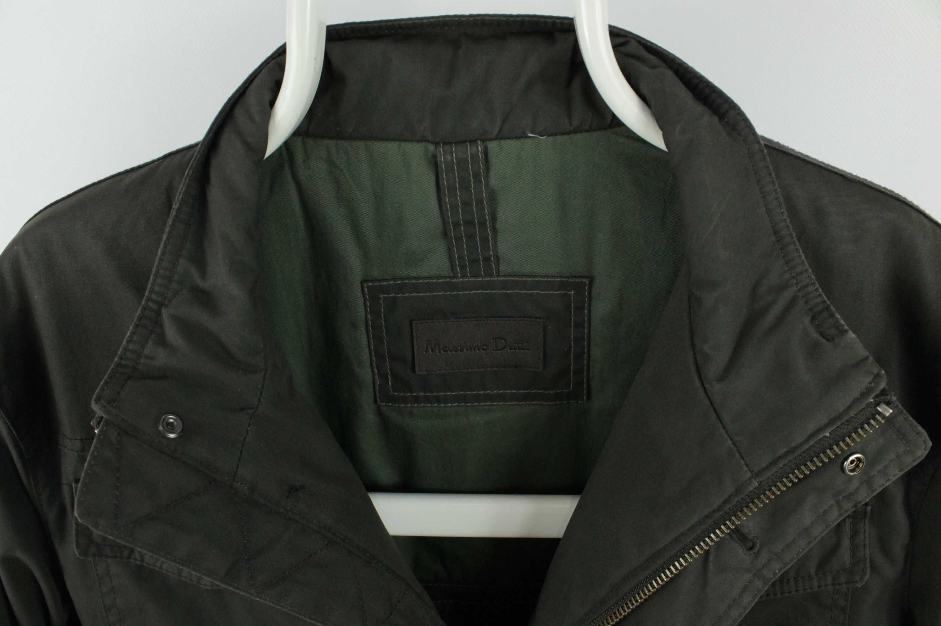 Утеплена ваксована куртка Massimo Dutti M65 Brown Wax Jacket Розмір Л