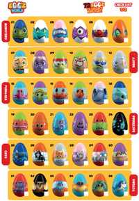 Eggs (Egg'z) World Panini - Lotes 10,20,30,40