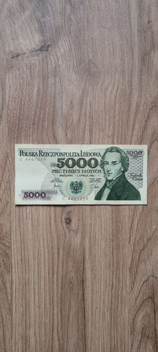 Banknot 5000 PRL seria C