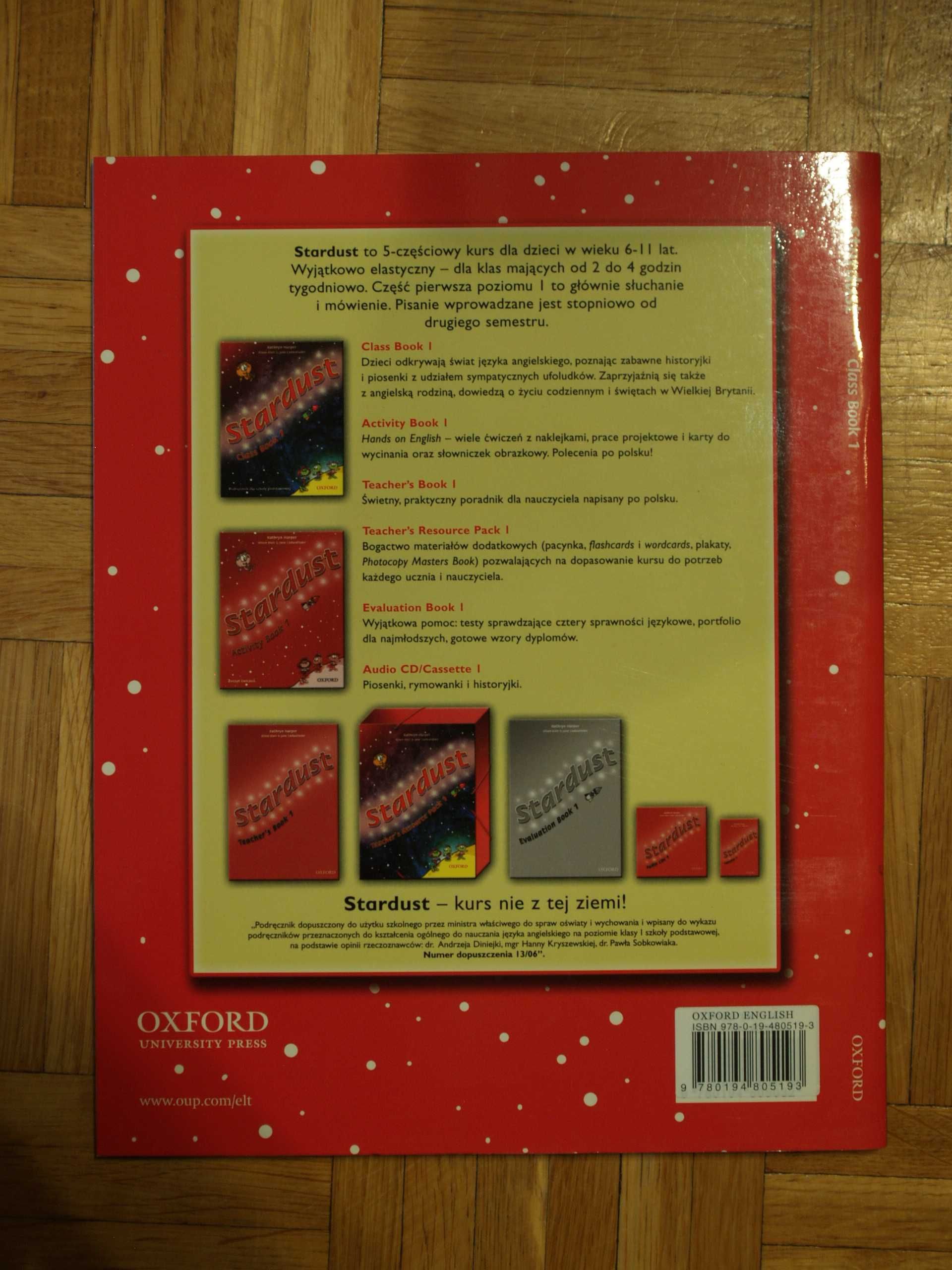 Stardust 1 podręcznik i ćwiczenia + płyta Oxford