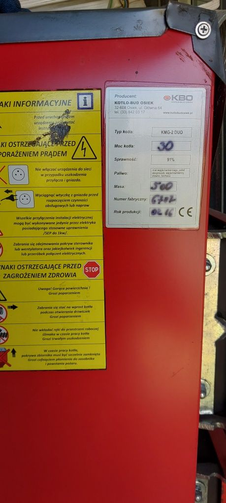 Czesci kocioł piec kbo duo ekogroszek drzewo ruszta wodne.