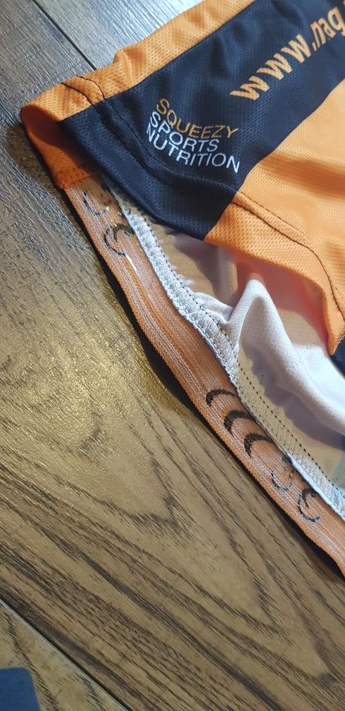 Koszulka kolarska XXL letnia bez rękawów na zamek rowerowa