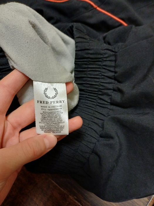 Вінтажна нейлонова зіпка 1/3 Fred Perry (Фред Пері)