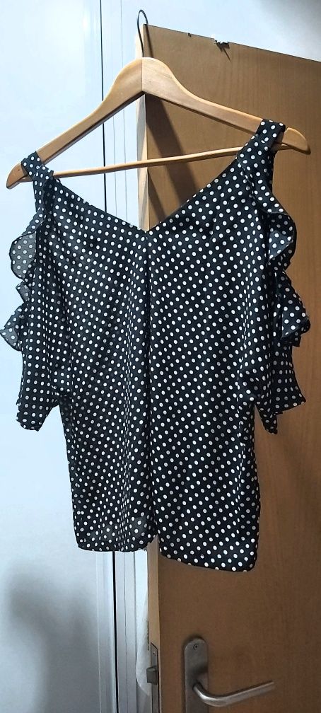Blusa/Body decote em V