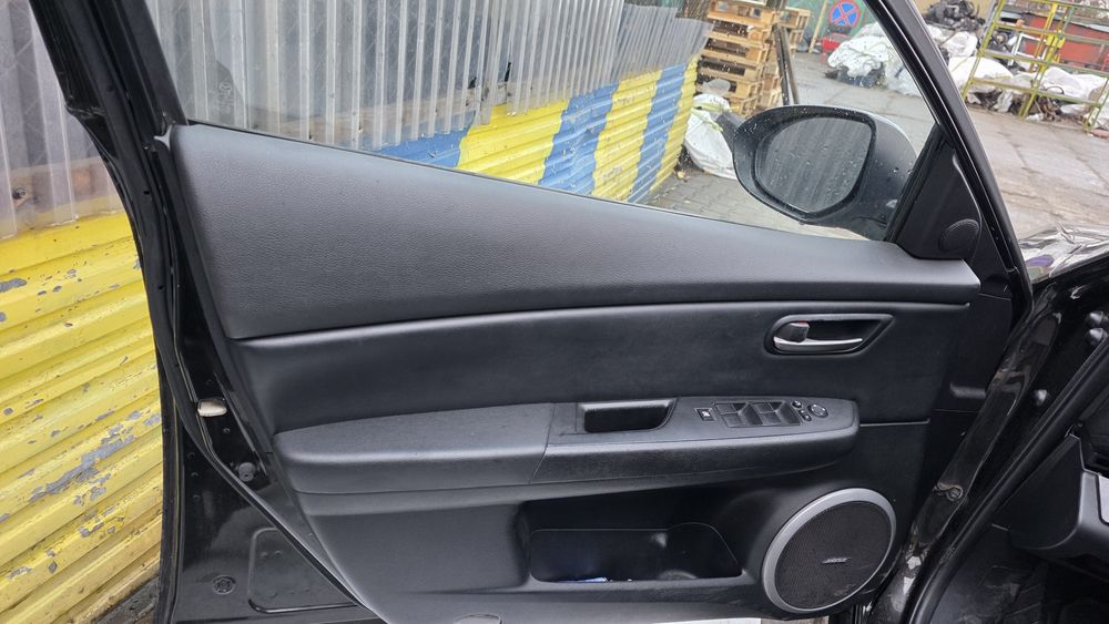Fotele siedzenia komplet boczki skóra mazda 6 gh pamięć