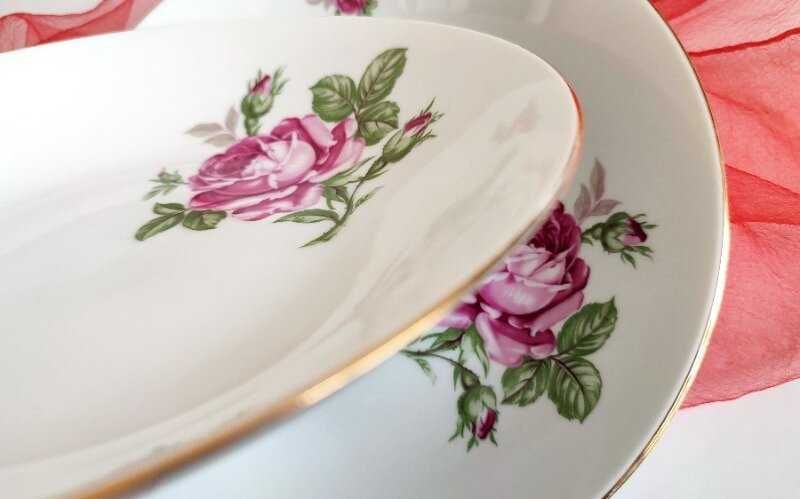 Тарелки богемский фарфор позолота клеймо - EPIAG D.F. Czechoslovakia