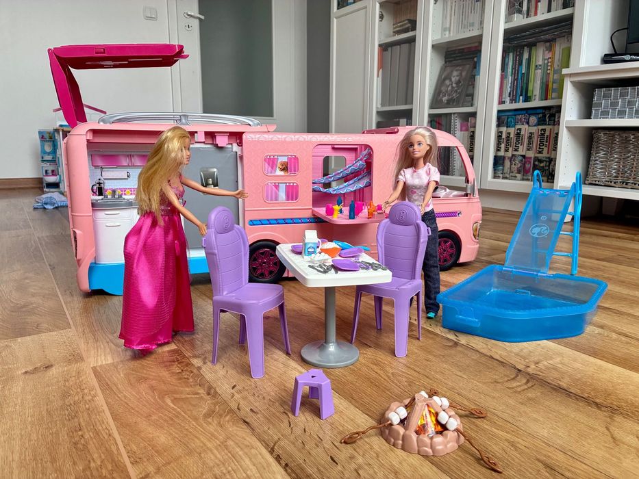 Kamper Barbie XXL + Letni Dom + DODATKI :)