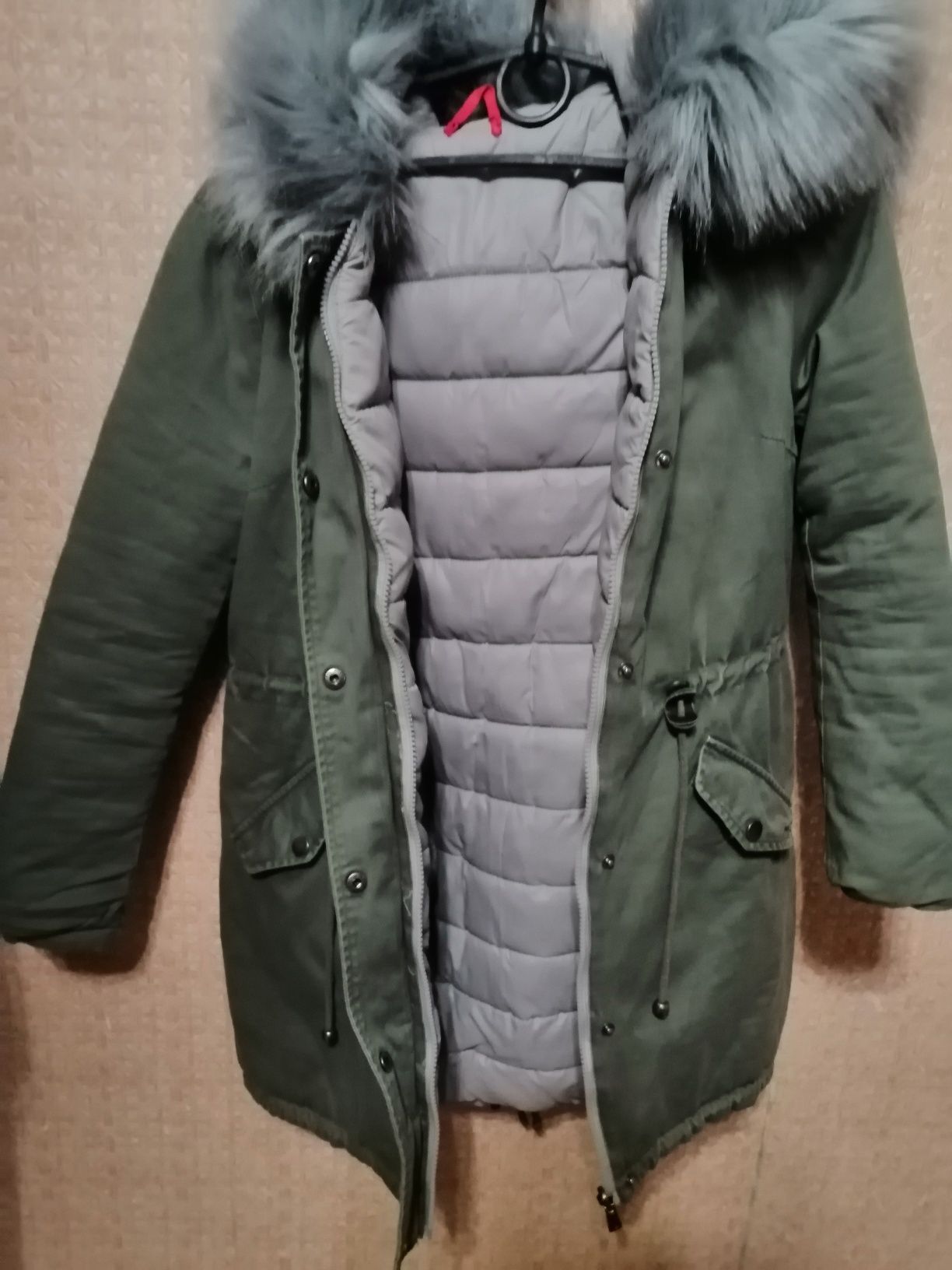 Зимова курточка двух стороння