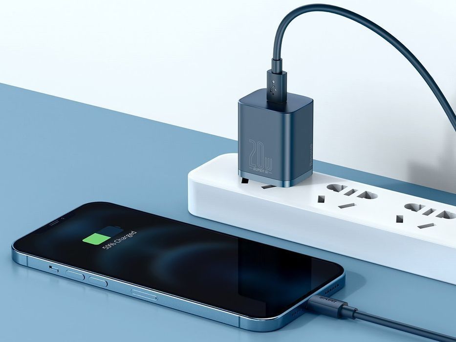 Ładowarka sieciowa Baseus PD 20W + kabel USB-C Type C do Lightning