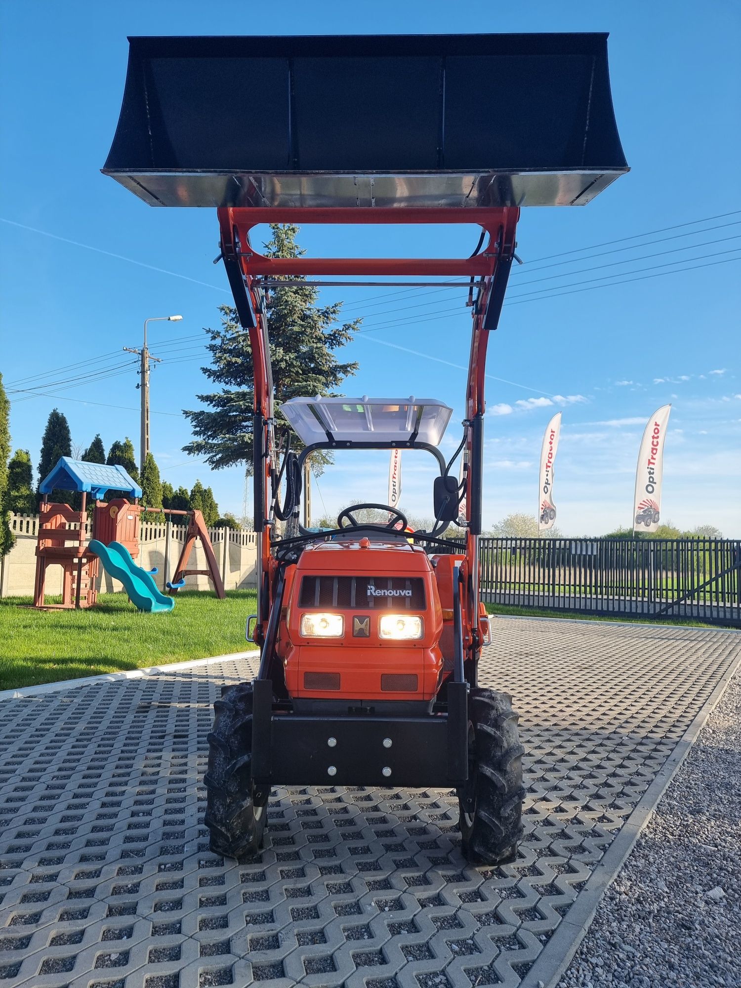 KUBOTA/HINOMOTO NX-200 REWERS 20KM,Wspomaganie, z Glebogryzarka + TUR