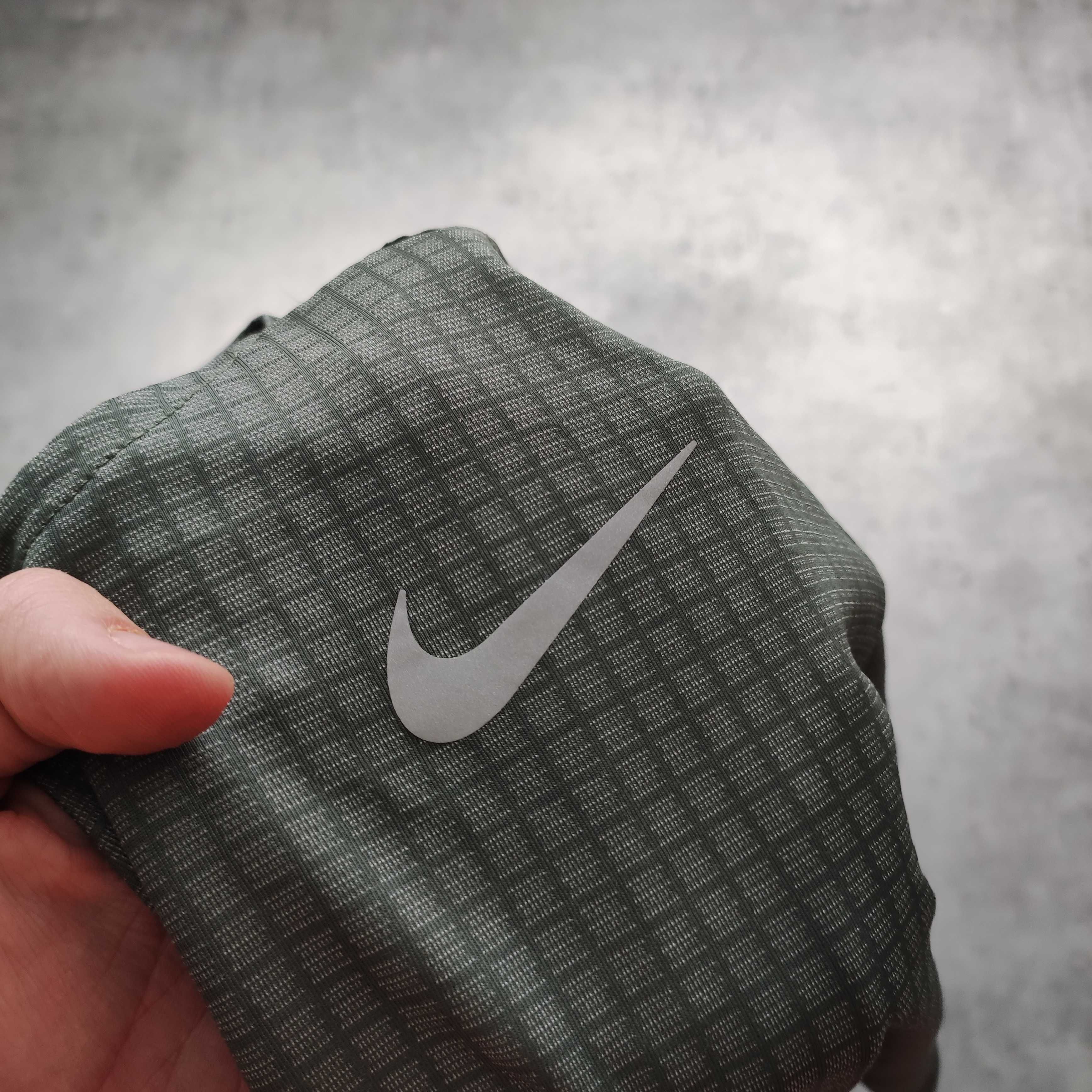 MĘSKA Koszulka Sportowa PREMIUM Szara Dri-Fit Nike Siłownia GYM Active