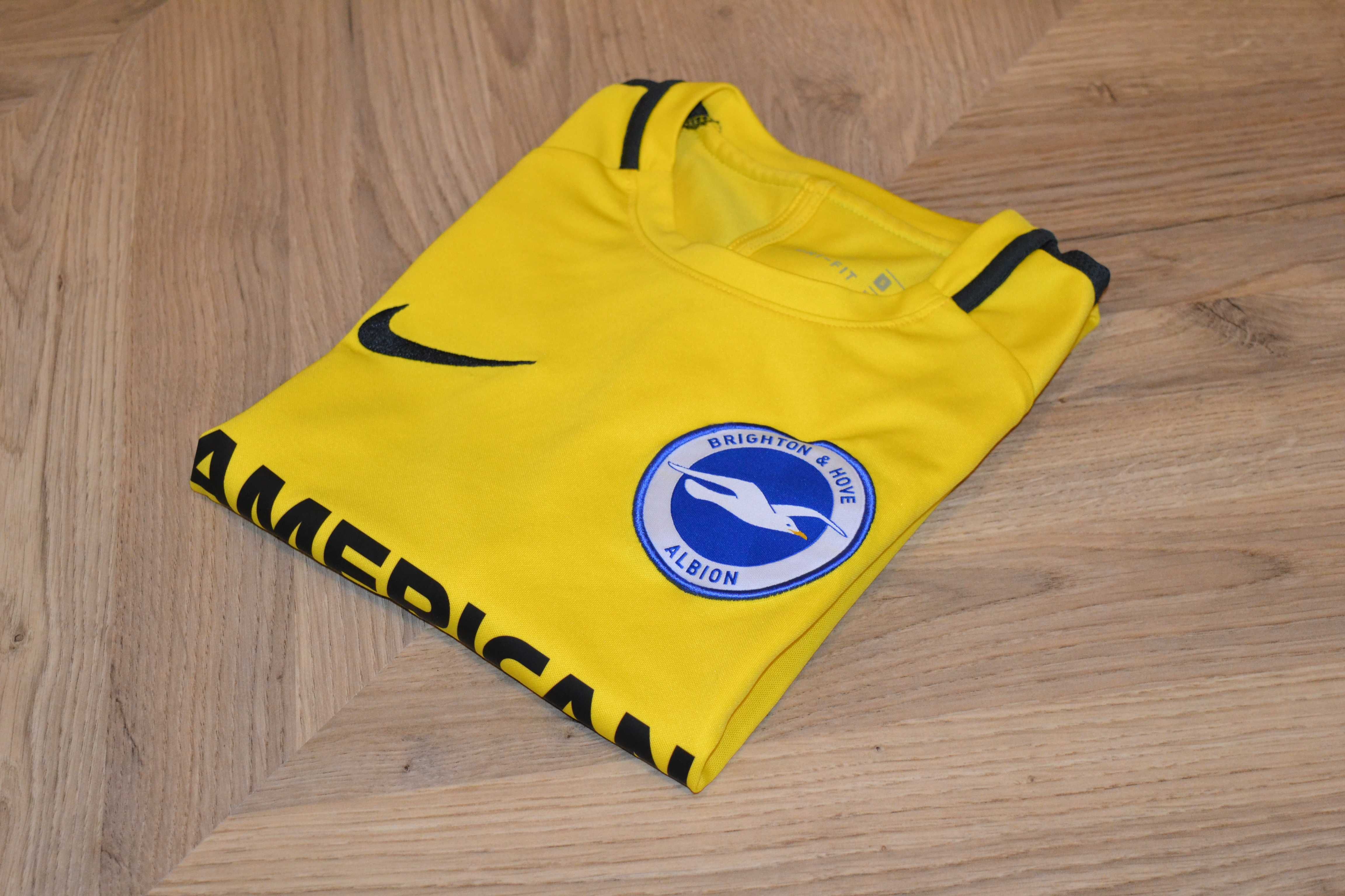 Nike _ żółta koszulka _ Brighton & Hove Albion _ sezon 2019/20 ? _ S