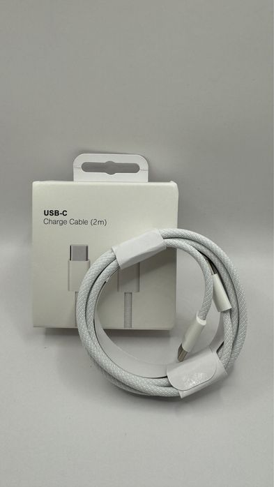 Kabel Usb -C Usb -C 2 M Bialy Iphone /Apple Watch /Airpods