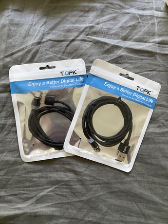 Магнитный USB кабель для зарядки телефона TOPK